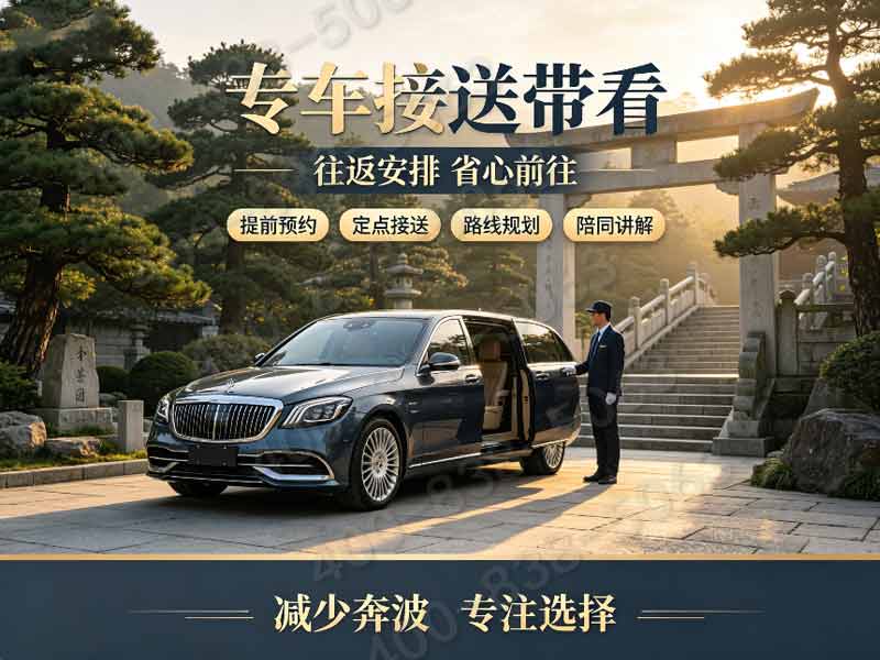 灵山宝塔陵园大型园林布景 古风楼阁配繁茂绿植：传统与现代交融的生态安息之地